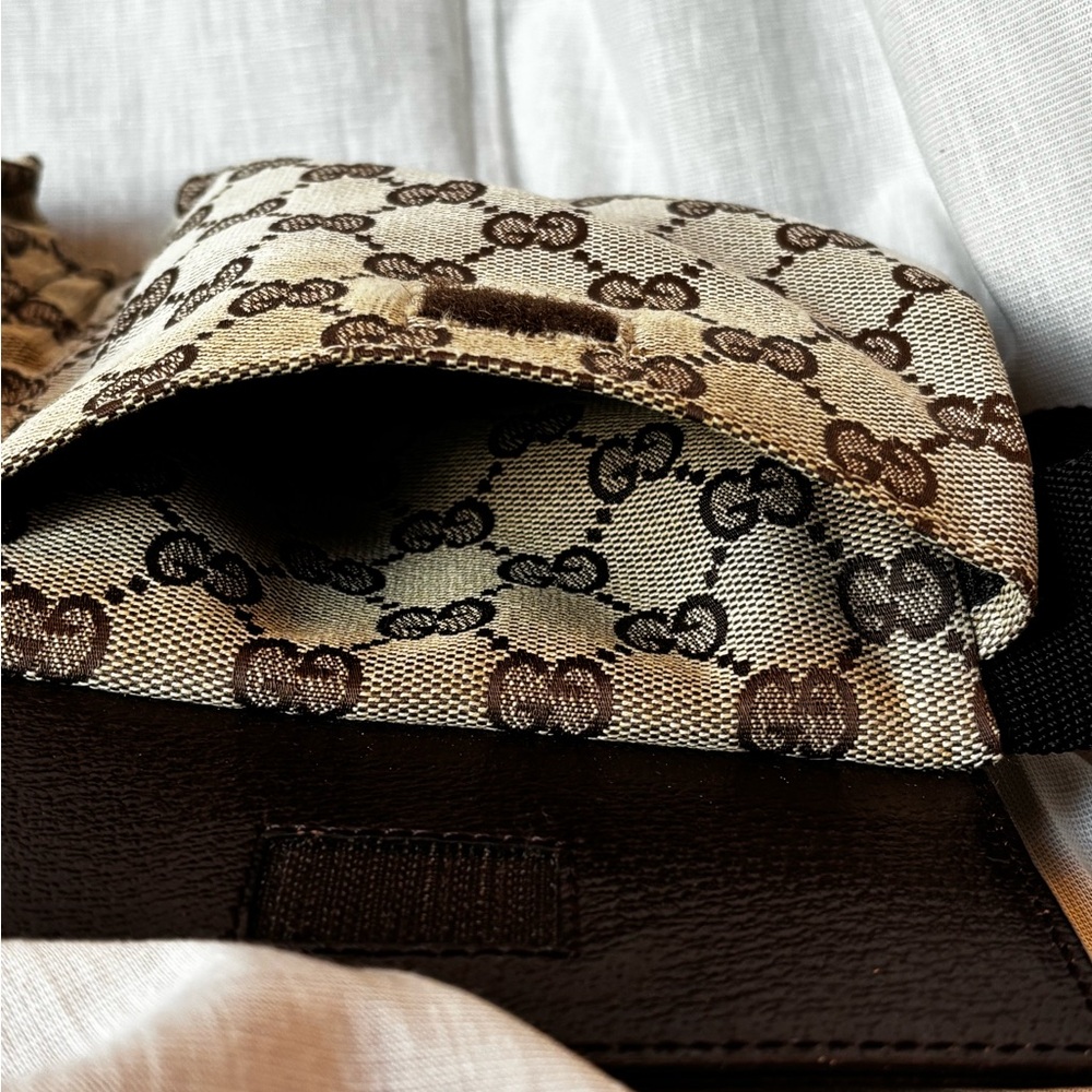 Gucci GG Monogram Double Pocket Belt Bag - Picture 8 of 16